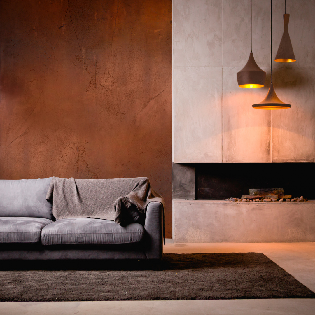 revestimiento decorativo refinado para interiores con efecto metálico