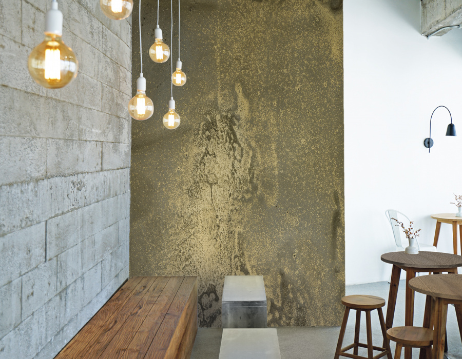 muro-ottone parete Plamina rivestimento decorativo metallo