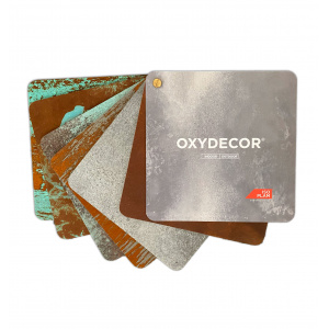 Paleta de muestras de revestimiento oxidado Oxydecor