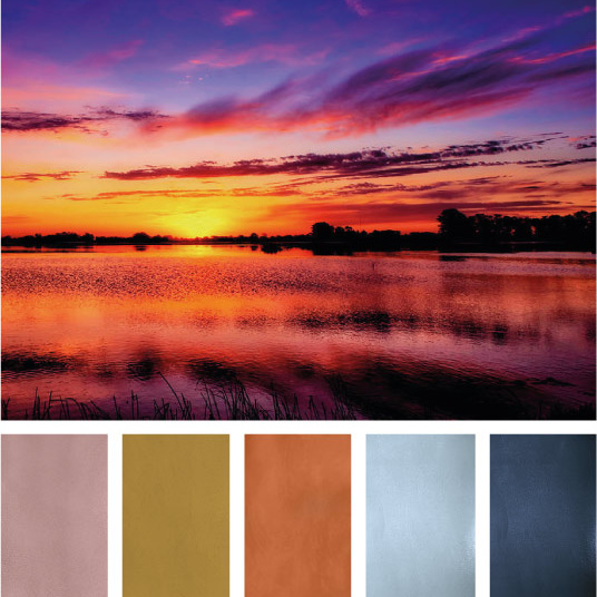Isoplam presents Sunset Glow, the new color palette inspired by the sunset